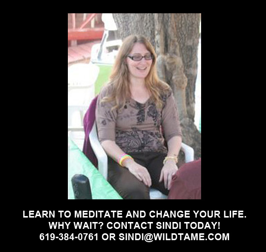 Sindi meditating you can learn too!